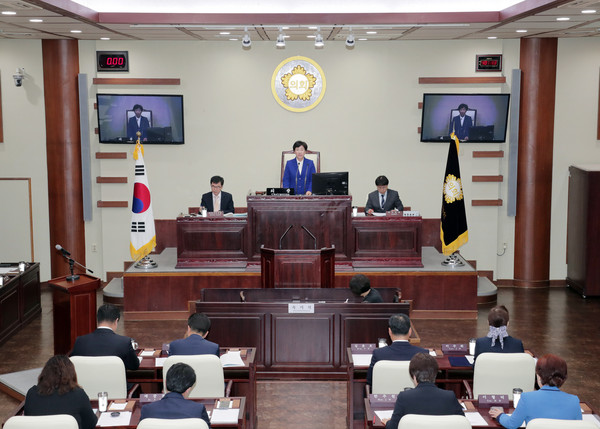 ▲ 임시회 장면.