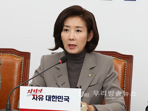 현안 이야기하는 나경원 원내대표.