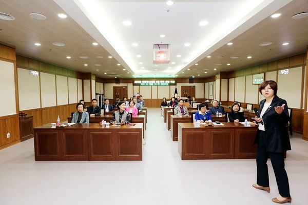 ▲ 4대폭력예방 교육 장면.