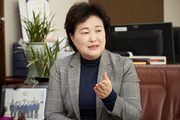 ▲ 용인시의회 남홍숙 부의장 인터뷰.