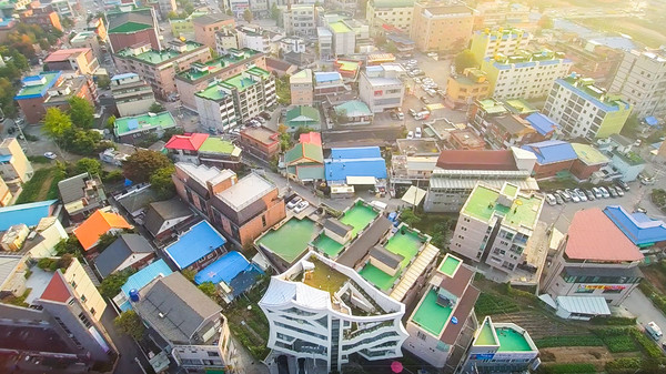 ▲ 사업대상지인 마평1구역 전경.