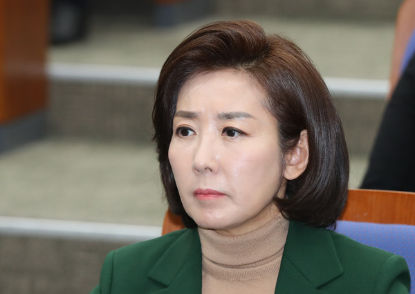 ▲ 생각에 잠긴 나경원 전 원내대표.