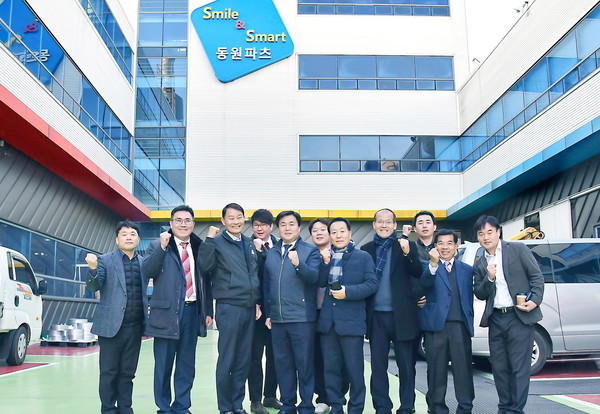▲ 임병택 시흥시장 관내 중소기업 방문 사진.