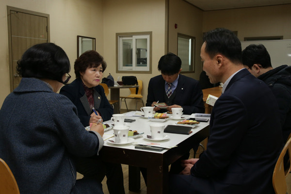 ▲ 실로암교육문화센터 방문.
