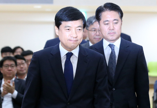 ▲ 취임식 참석하는 이성윤 신임 중앙지검장.