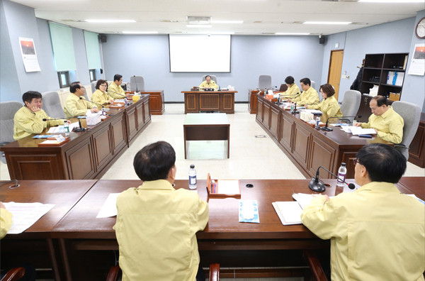 ▲ 신종 코로나바이러스 대응 종합대책 보고회.