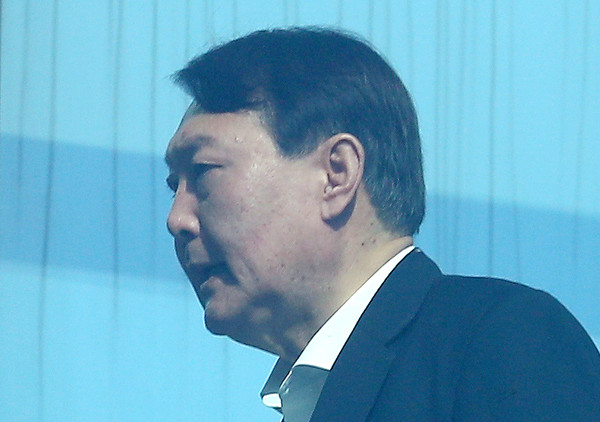 ▲ 생각에 잠긴 윤석열 검찰총장.