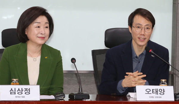 ▲ 발언하는 오태양 공동대표.