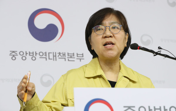▲ 신종코로나 예방 국민 행동수칙 강조하는 정은경 중대본부장.