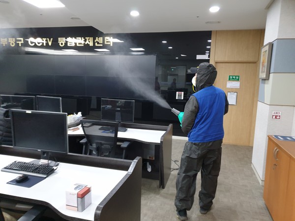 ▲ 다중이용시설 특별방역.