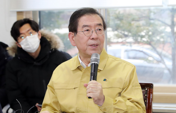 ▲ 발언하는 박원순 서울시장.
