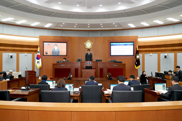 ▲ 오산시의회, 제247회 임시회 개회.