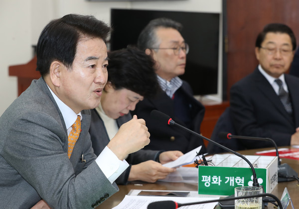 ▲ 발언하는 정동영 대표.