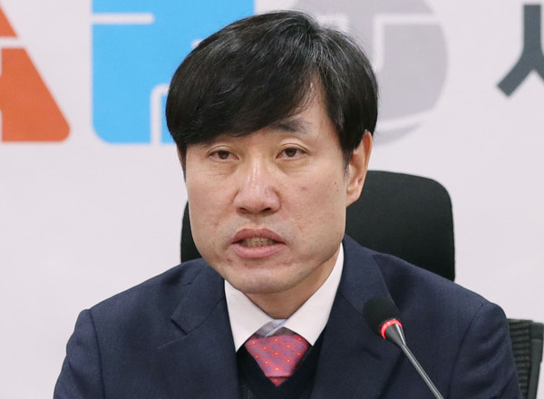 ▲ 확대연석회의에서 발언하는 하태경 책임대표.