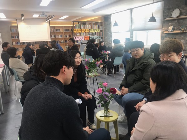 ▲ 서귀포중학교 교육과정 수립주간 운영.