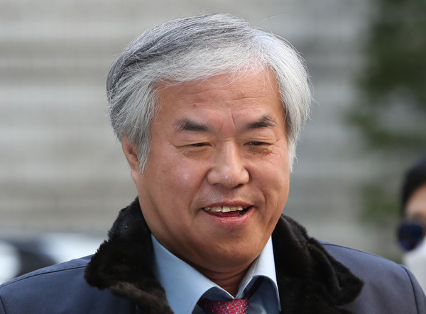 ▲ 공직선거법 위반 혐의 구속 전 피의자 심문(영장실질심사)에 출석하는 전광훈 목사.