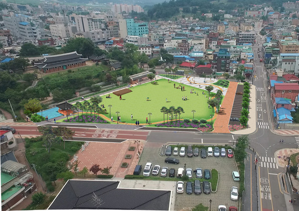 ▲ 용흥궁공원 조감도.