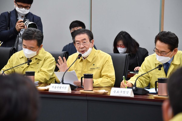 ▲ 발언하는 박원순 서울시장.