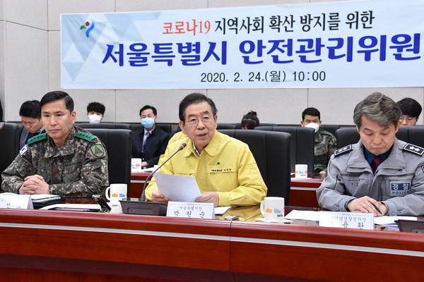 ▲ 발언하는 박원순 서울시장.