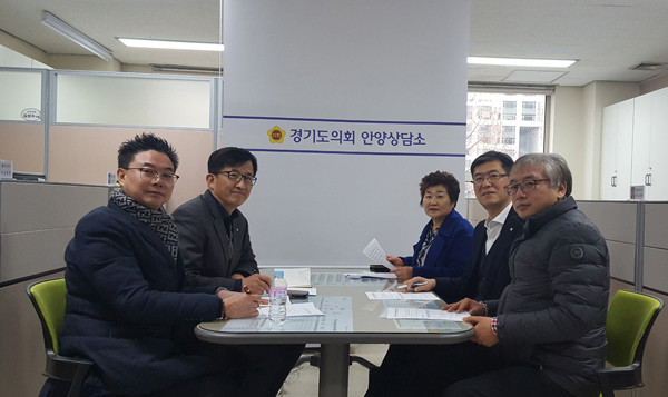 ▲ 심규순 의원, 경기도시공사 간담회.