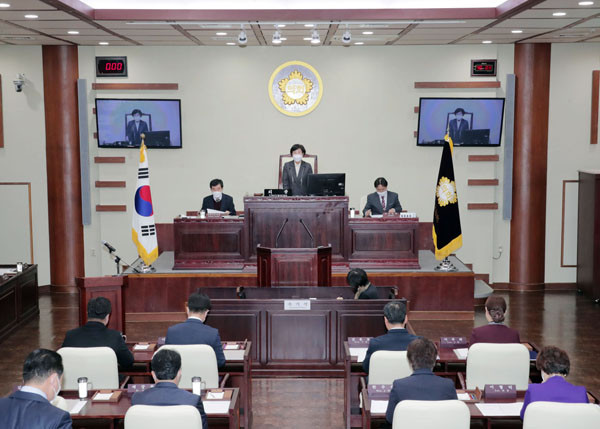 ▲ 광명시의회, 제251회 임시회 폐회.