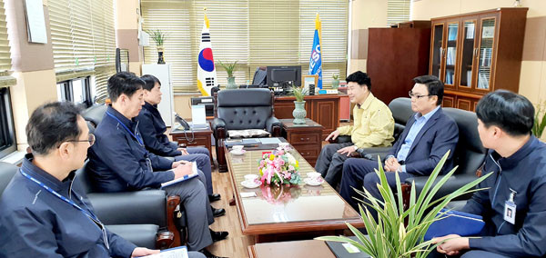 ▲ 경기도의회, 김원기 부의장 한국전기안전공사 경기북부지역본부 방문.