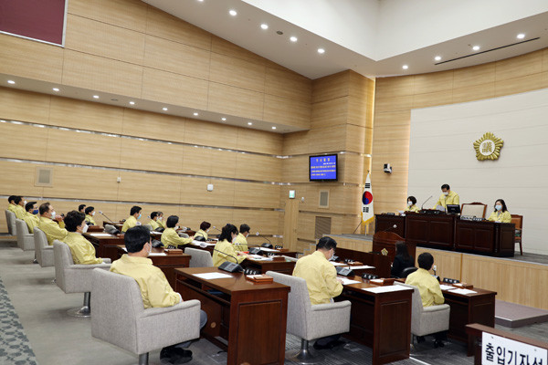 ▲ 용산구의회, 제254회 임시회 일정 단축 운영.