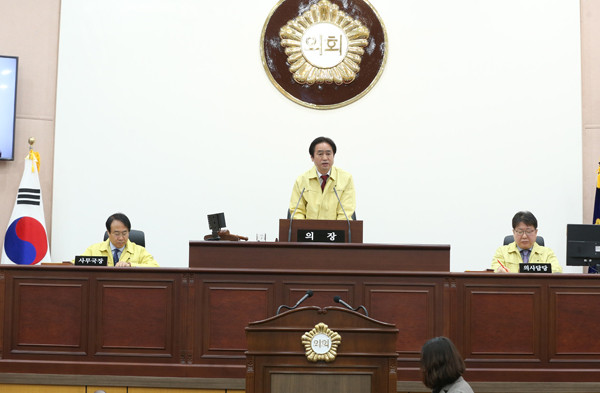▲ 제272회 임시회 제2차 본회의.