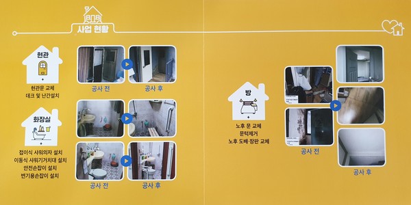 ▲ 장애인 주택 편의시설 설치지원사업 안내문.