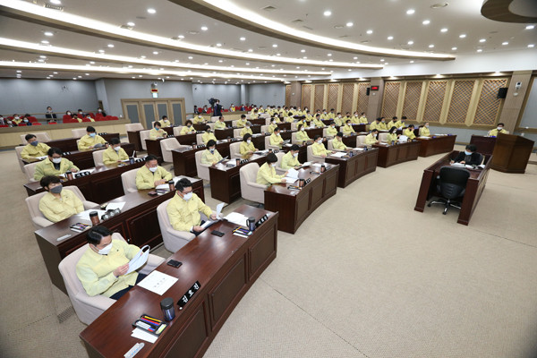 ▲ 수원시의회, 제349회 임시회 개회.
