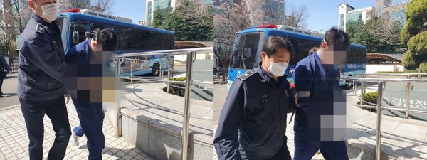 ▲ 이종필 전 부사장 도피를 도왔다는 혐의를 받고 있는 성모씨와 한모씨가 피의자 심문에 출석하고 있다.