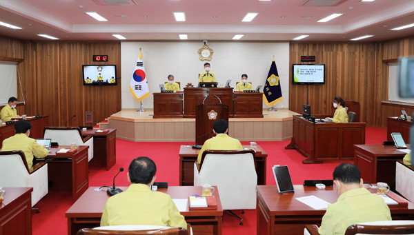 ▲ 제262회 임시회 본회의 사진.