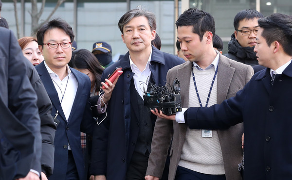 ▲ 생각에 잠긴 조국 전 법무부장관.