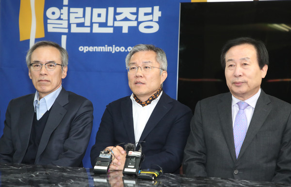 ▲ 발언하는 최강욱 열린민주당 비대위원장.