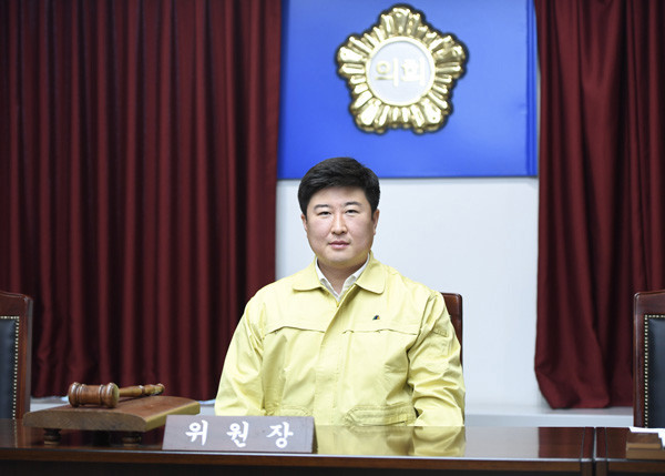 ▲ 제295회 임시회 예산결산위 김정수 위원장.