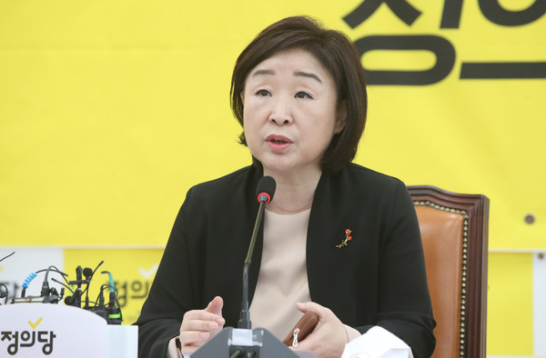 ▲ 발언하는 심상정 대표.