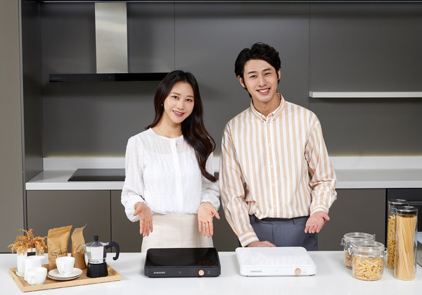 ▲ 삼성전자는 포터블 인덕션 ‘더 플레이트(The Plate)’ 1구 모델을 6일 새롭게 출시한다.