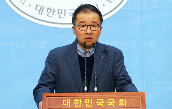 ▲ 발언하는 김형구 민생당 상근부대변인.