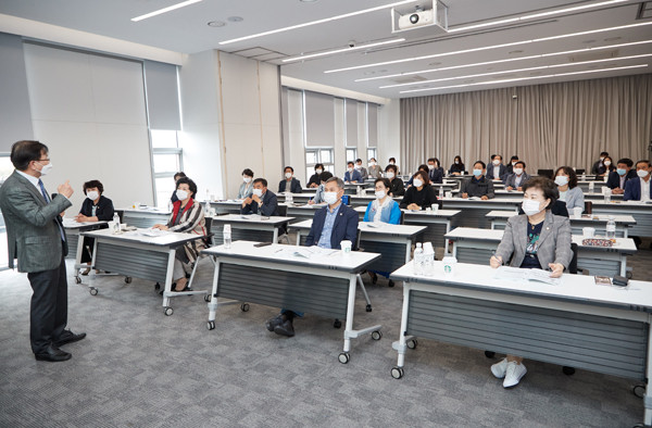 ▲ 2020년도 제1차 정례회 대비 교육.