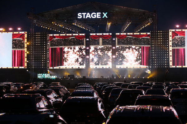 ▲ 현대 모터스튜디오 Stage X 드라이브 인 콘서트.