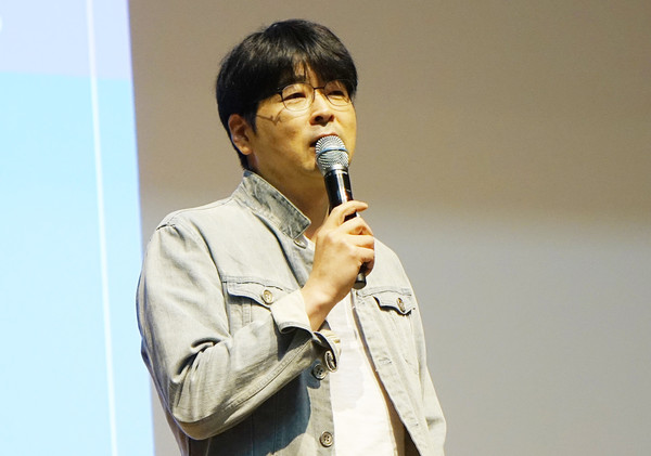 ▲ 제주대서 강연하는 탁현민 대통령 행사기획 자문위원.