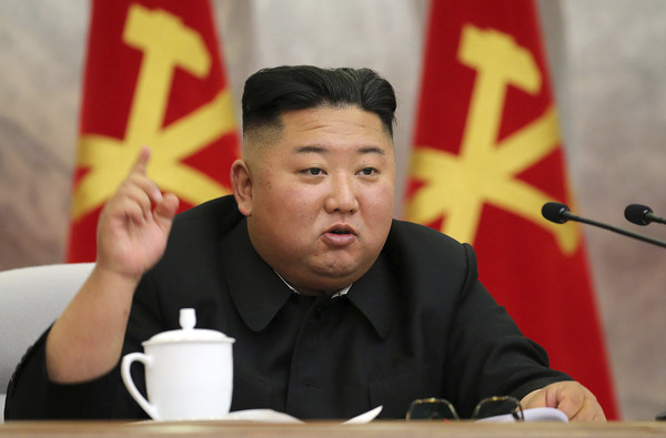 ▲ 발언하는 김정은 북한 국무위원장.