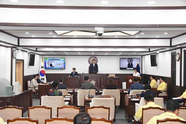 ▲ 제294회 제1차 정례회 개회.