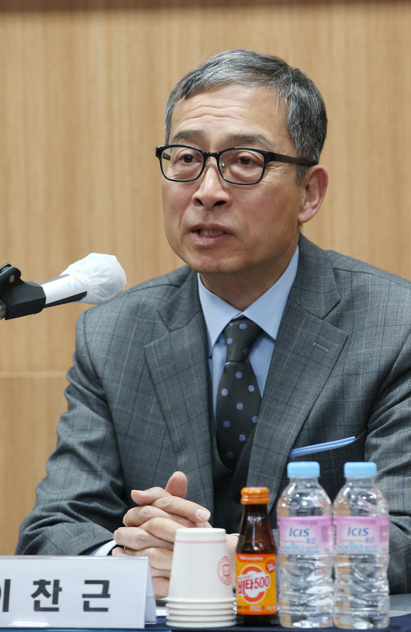 ▲ 인천대 제3대 총장 최종 후보자로 선출된 이찬근 교수.