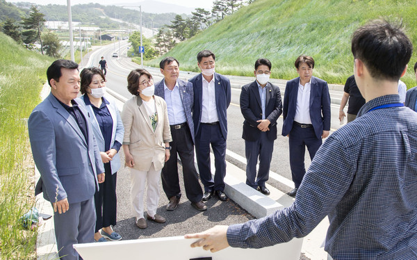 ▲ 안산시의회, 도시환경委 행감 현장활동 실시.
