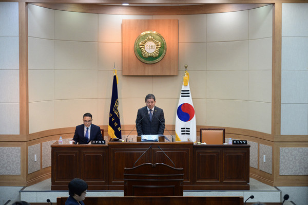▲ 정선군의회, 제264회 정례회 개회.