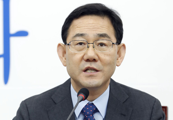 ▲ 발언하는 주호영 원내대표.