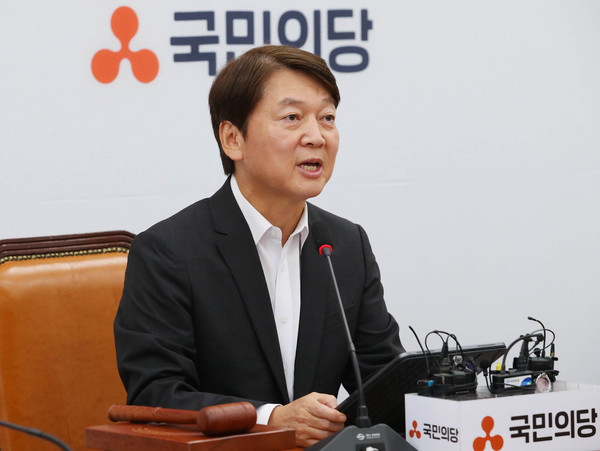 ▲ 발언하는 안철수 대표.