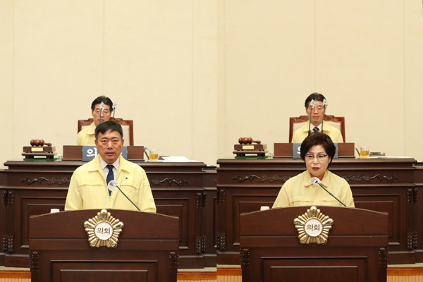 ▲ 성동구의회, 후반기 의장‧부의장 선출.