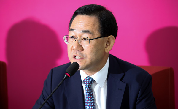 ▲ 발언하는 주호영 미래통합당 원내대표.
